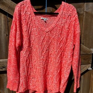 American Eagle Outfitters Cable V-neck Sweater, Size XL